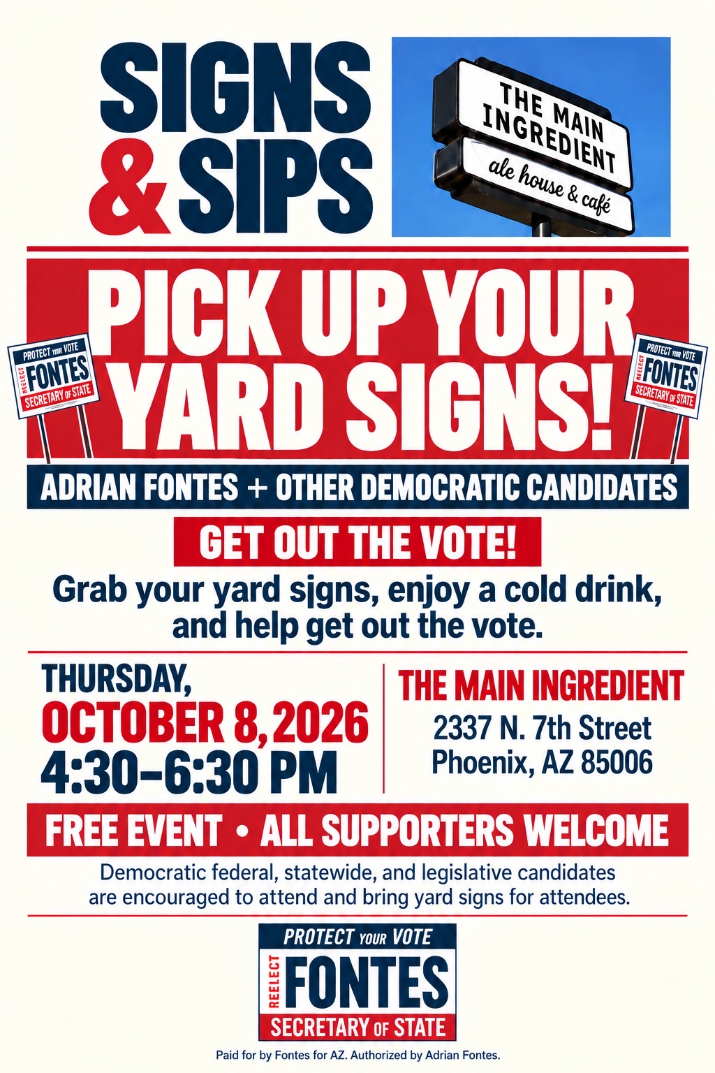 Signs & Sips
