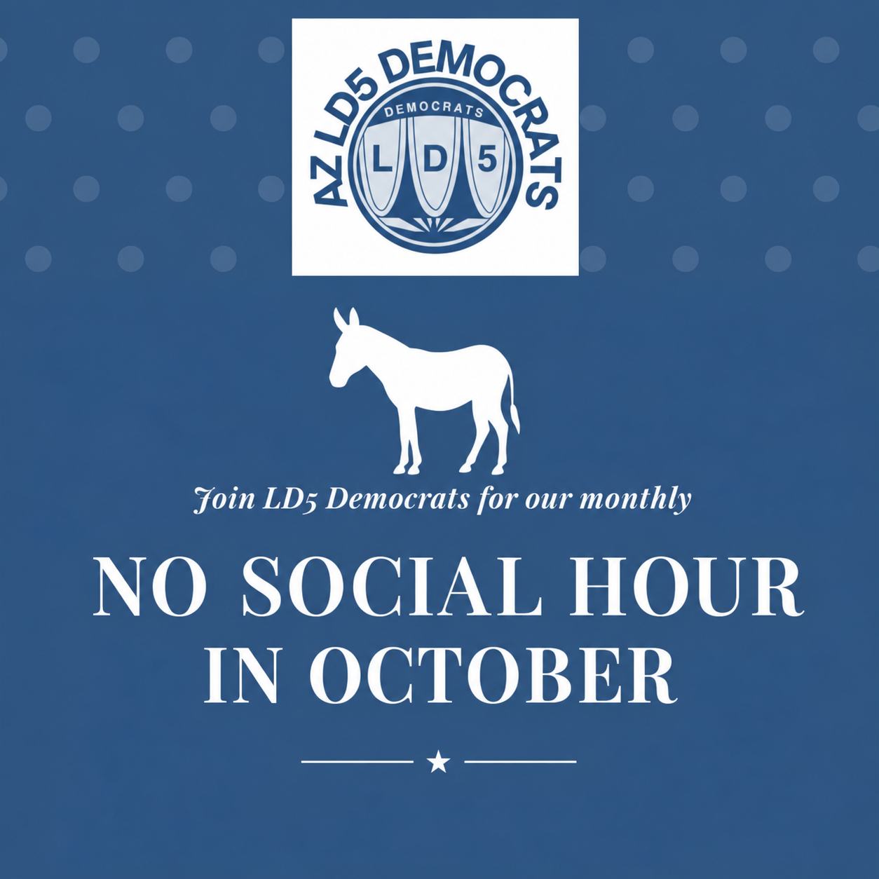 No Oct Social Hour