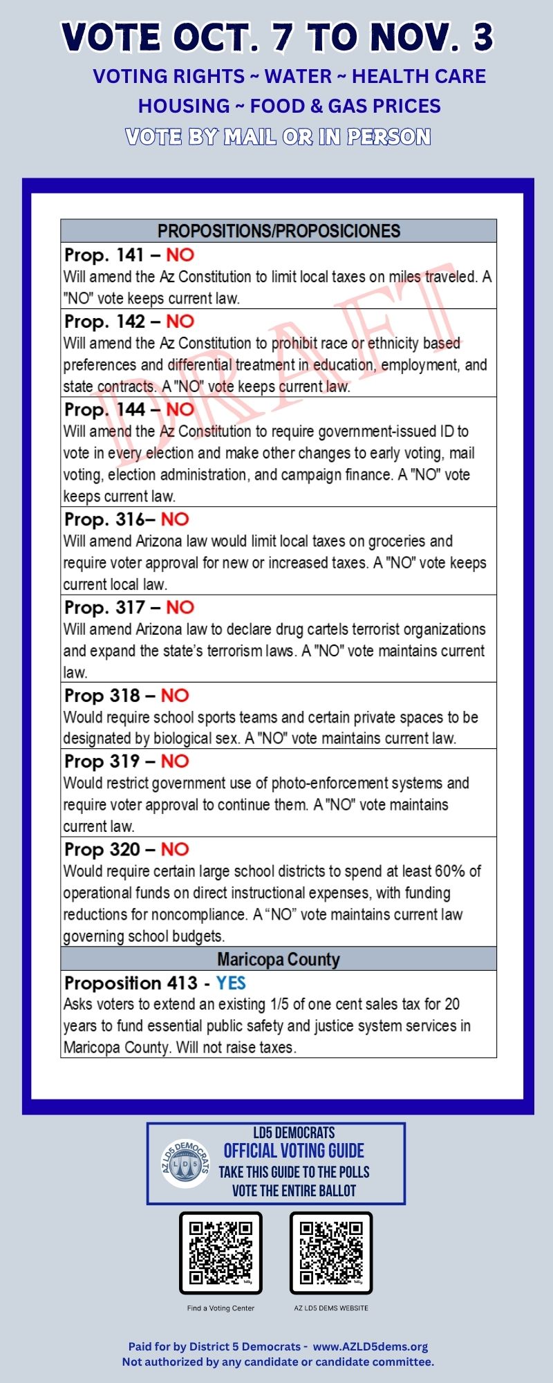 LD5 Democrats 2026 Voter Guide - Candidates and Local Offices
